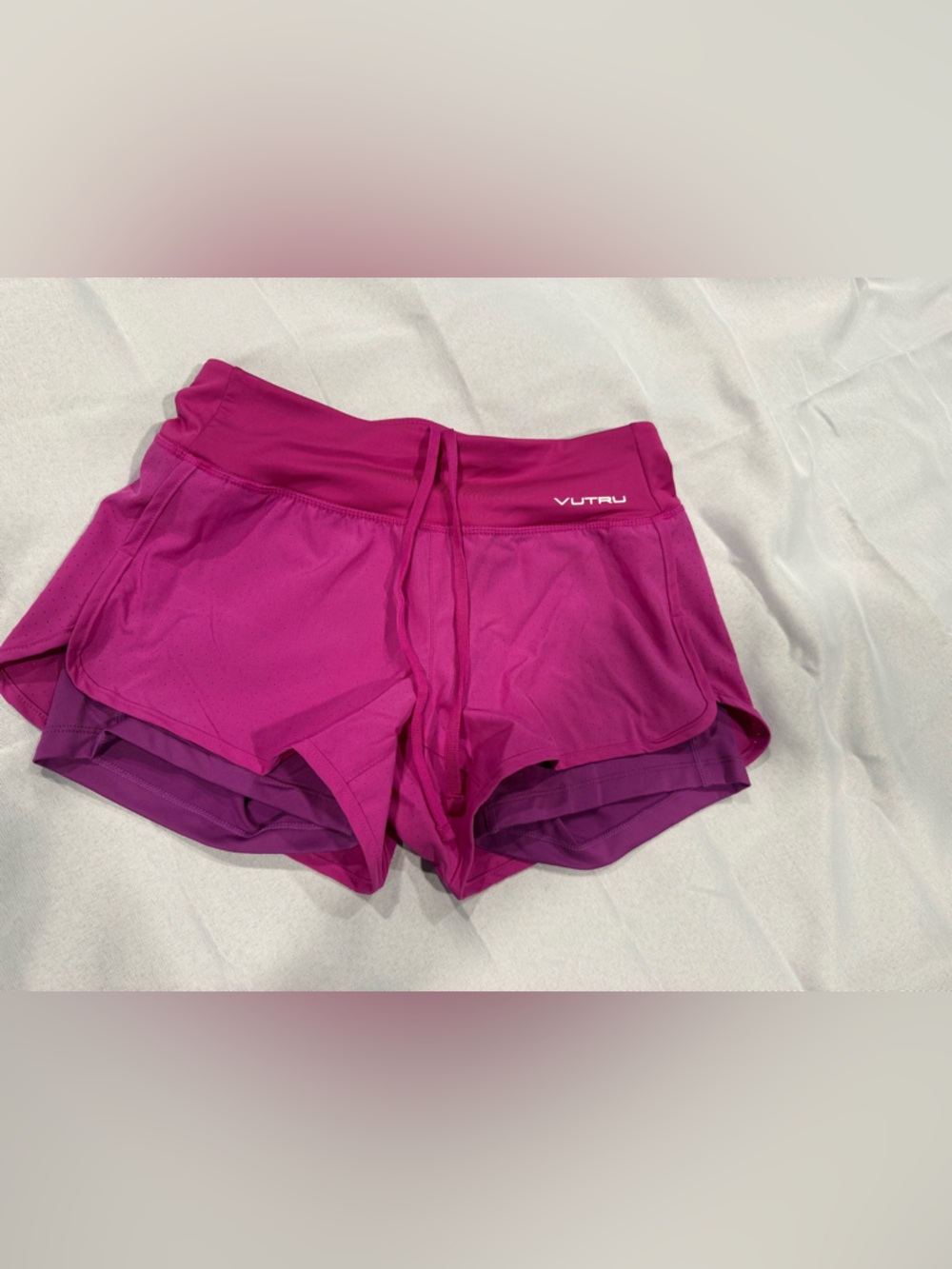 Vutru Women’s 2-in-1 Fuschia & Purple Shorts